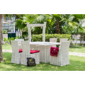 Wicker PE Rattan comedor conjuntos para jardín al aire libre - Muebles ATC